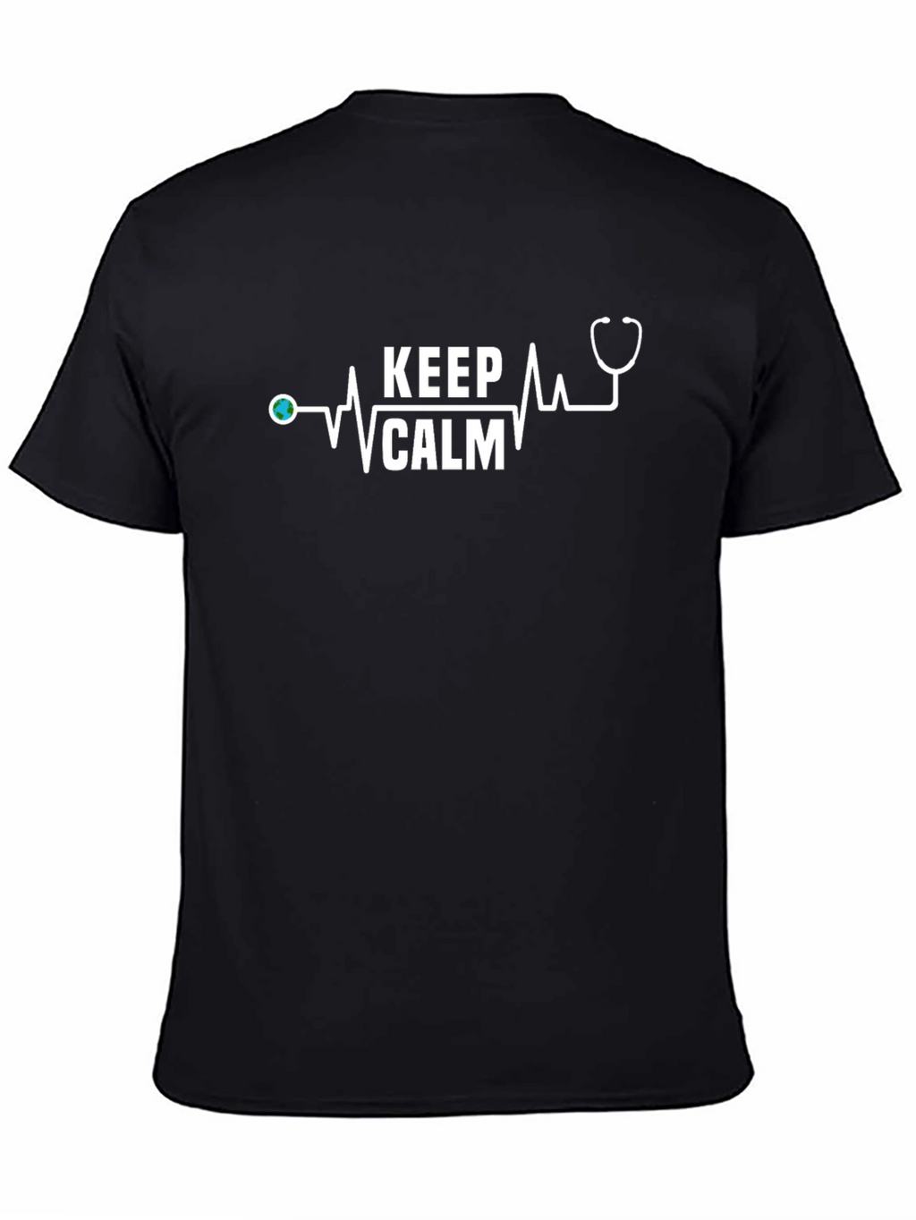 Keep Calm Stethoscope Tee - Medical Professional Gift