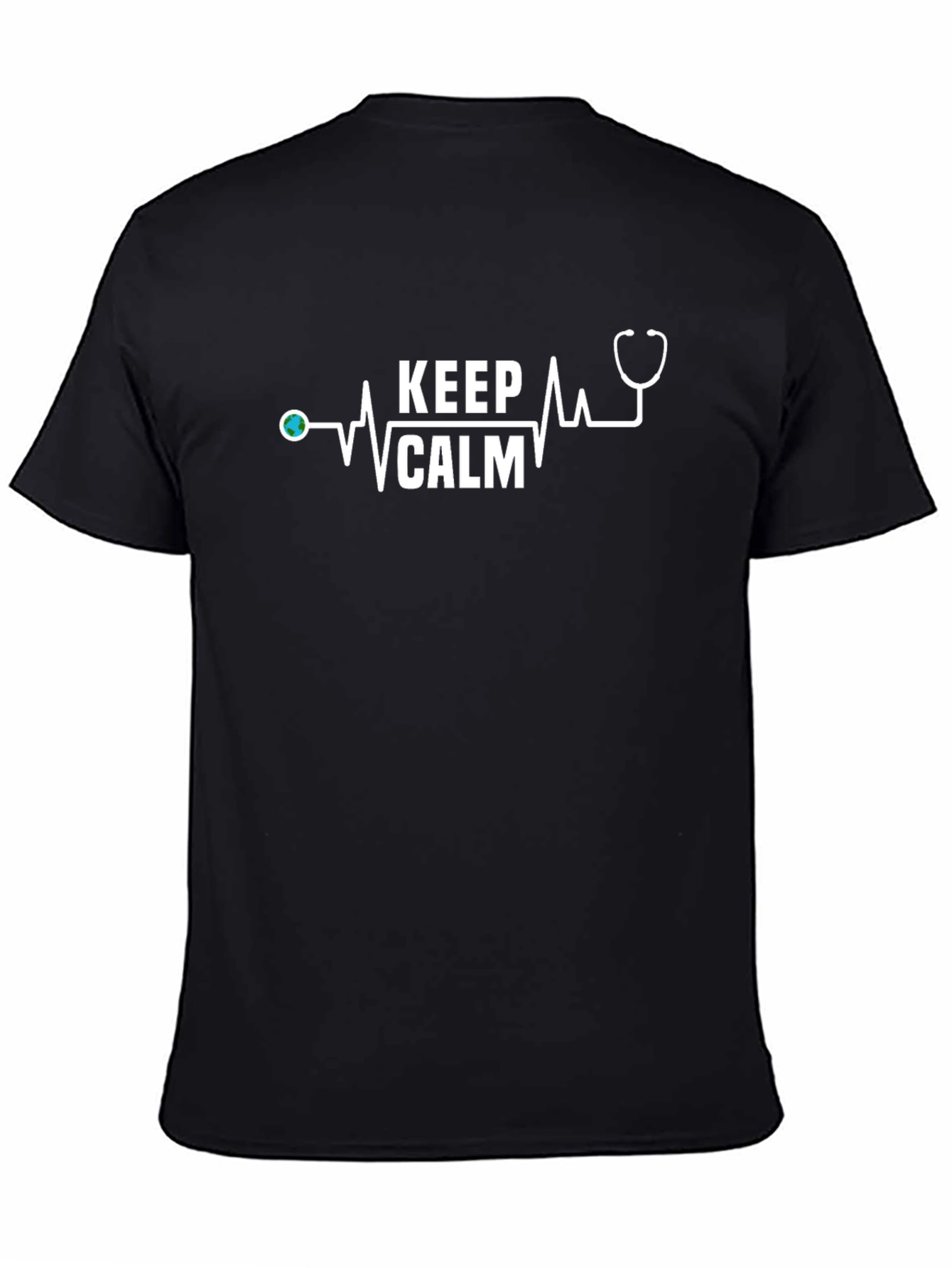 Keep Calm Stethoscope Tee - Medical Professional Gift