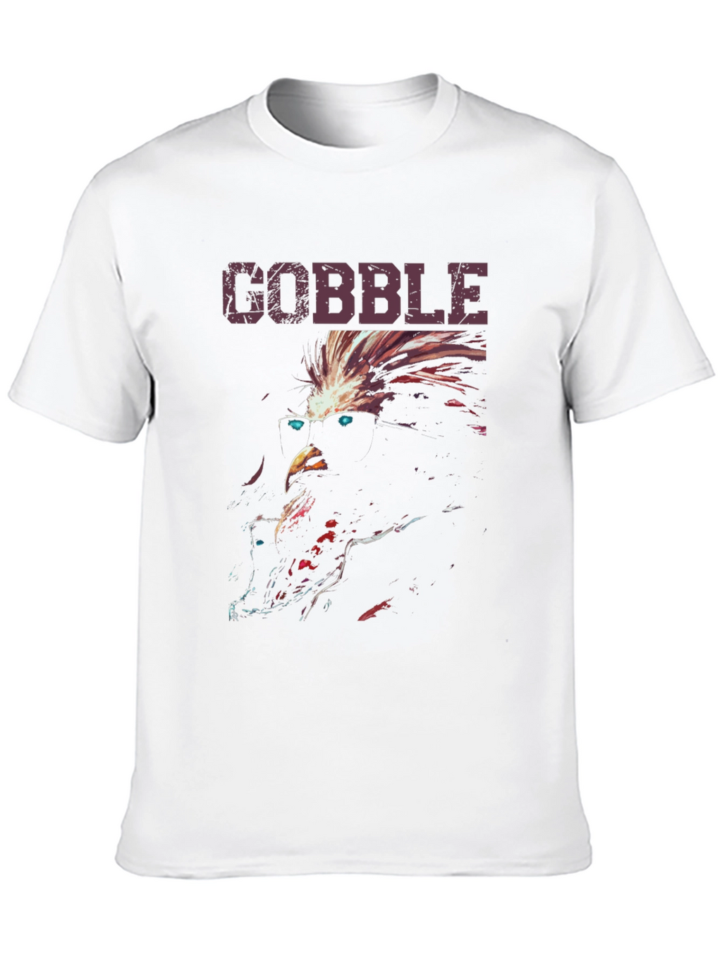 Gobble Turkey T-Shirt - Funny Thanksgiving Tee