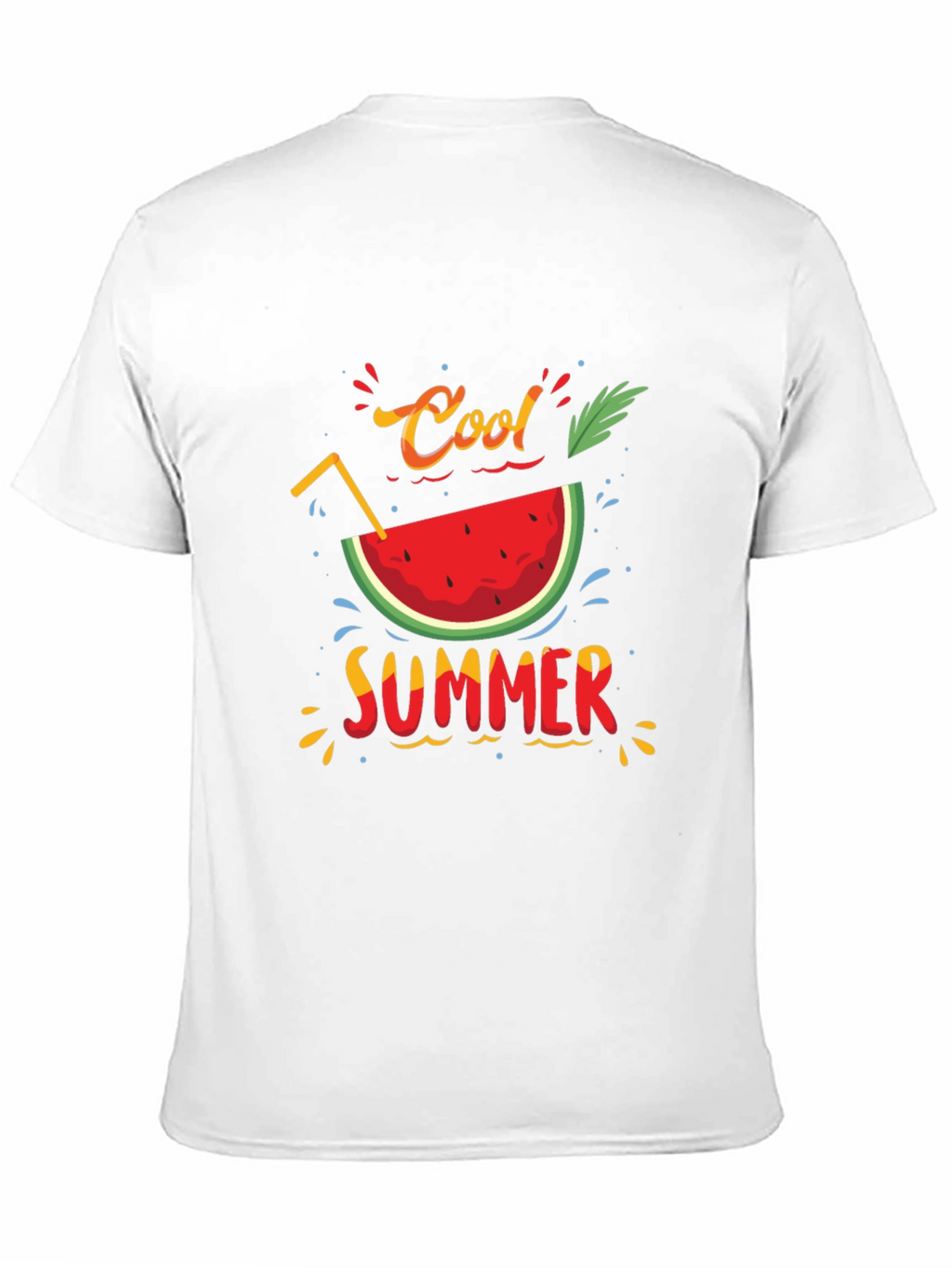 Cool Summer Graphic T-Shirt - Black