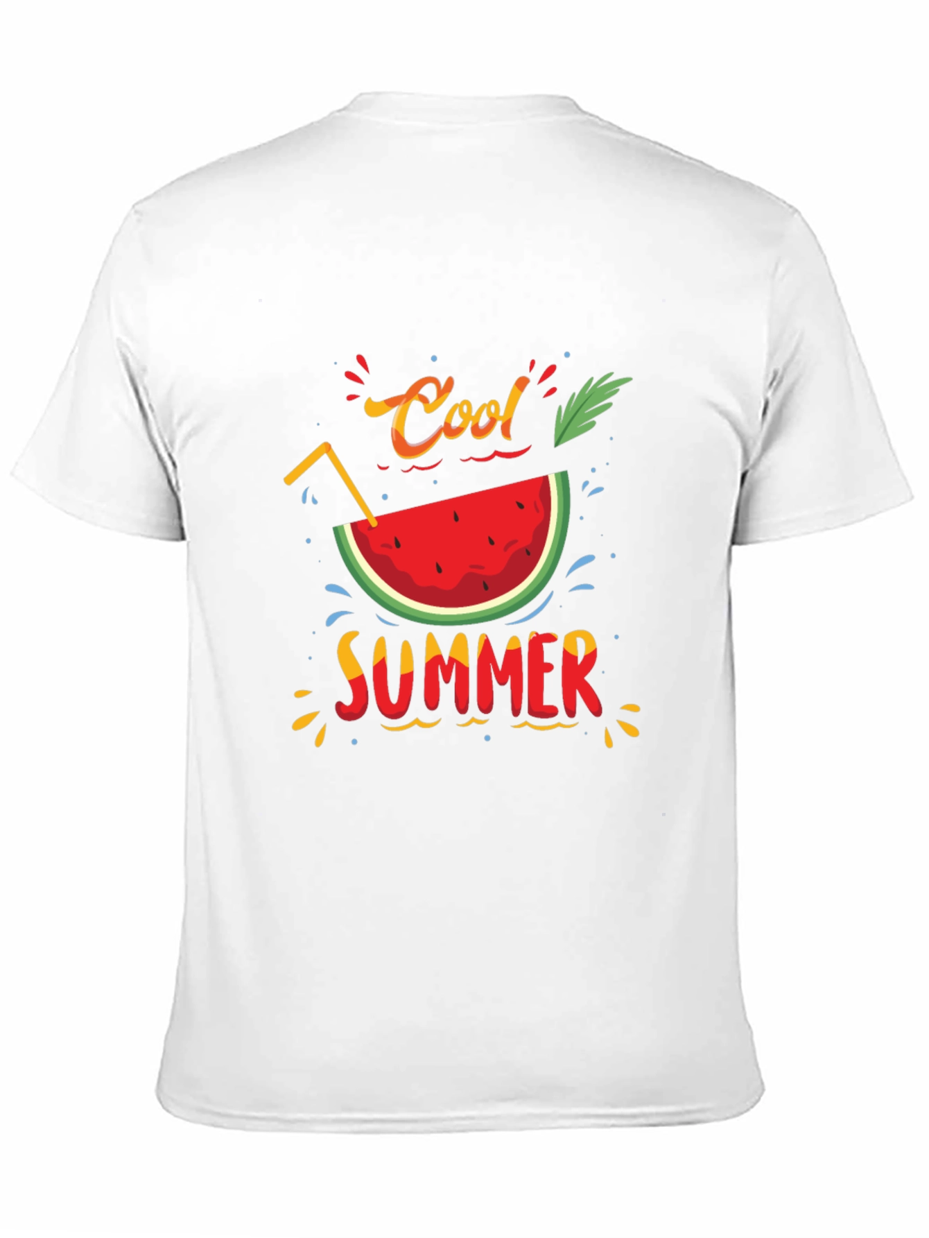 Cool Summer Graphic T-Shirt - Black