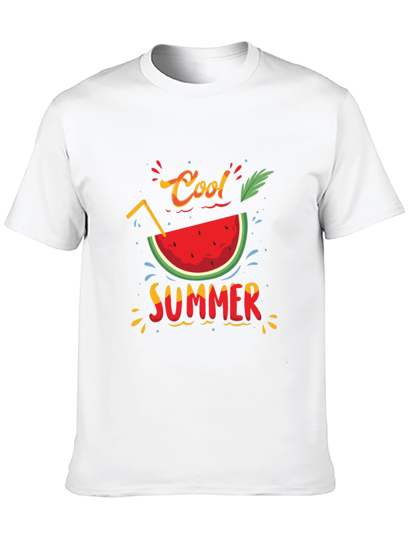 Cool Summer Graphic T-Shirt - Black