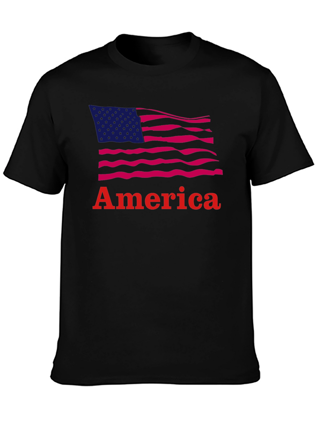 USA Flag Graphic T-Shirt - Patriotic American Pride Tee