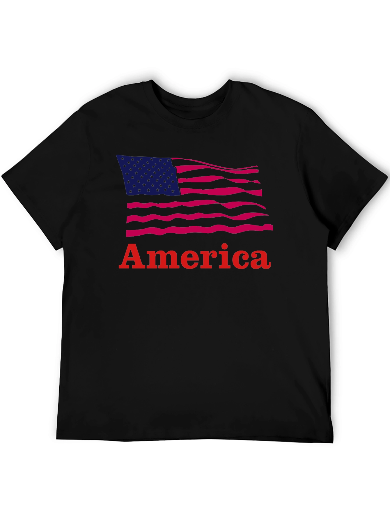 USA Flag Graphic T-Shirt - Patriotic American Pride Tee