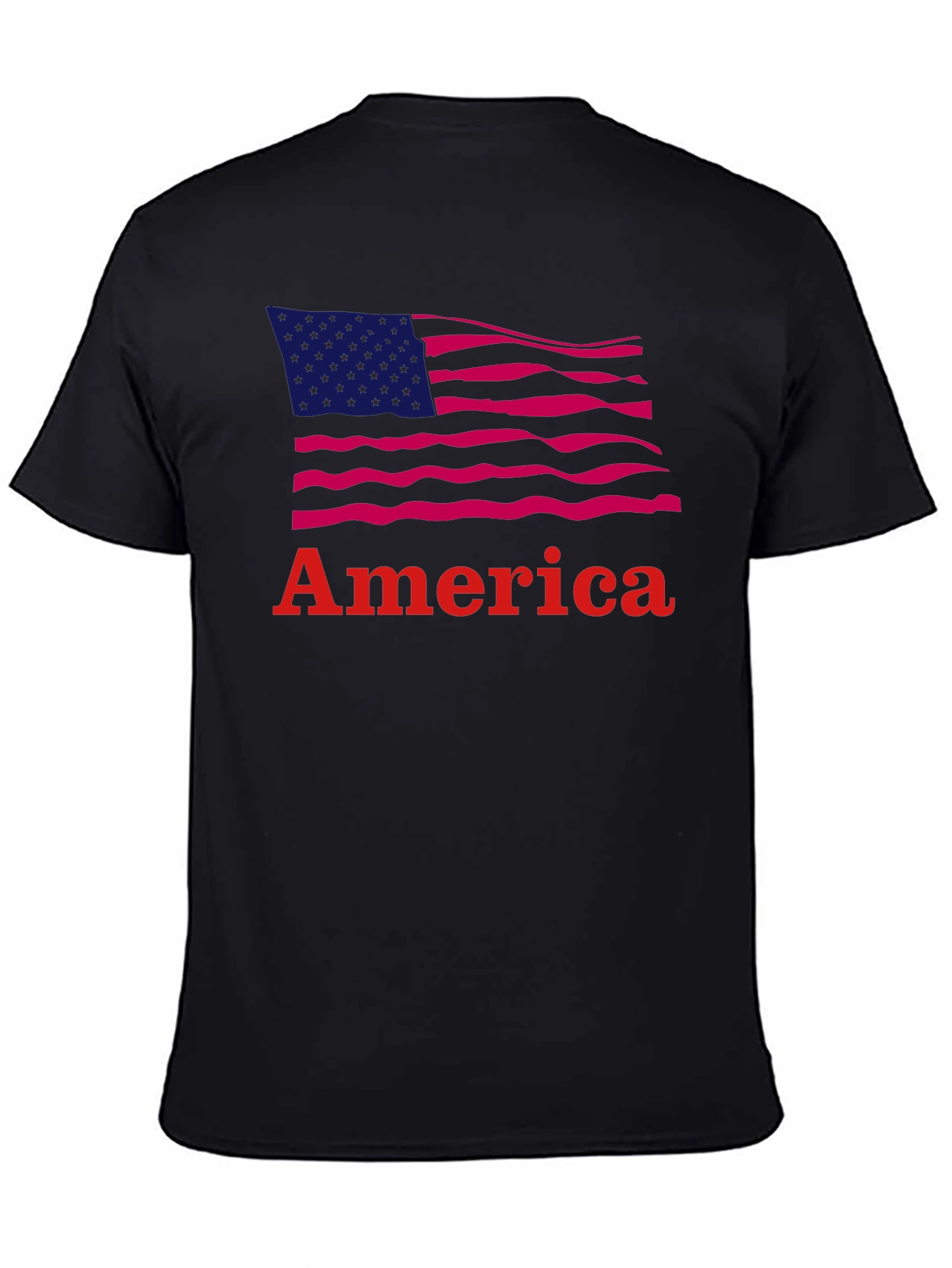 USA Flag Graphic T-Shirt - Patriotic American Pride Tee