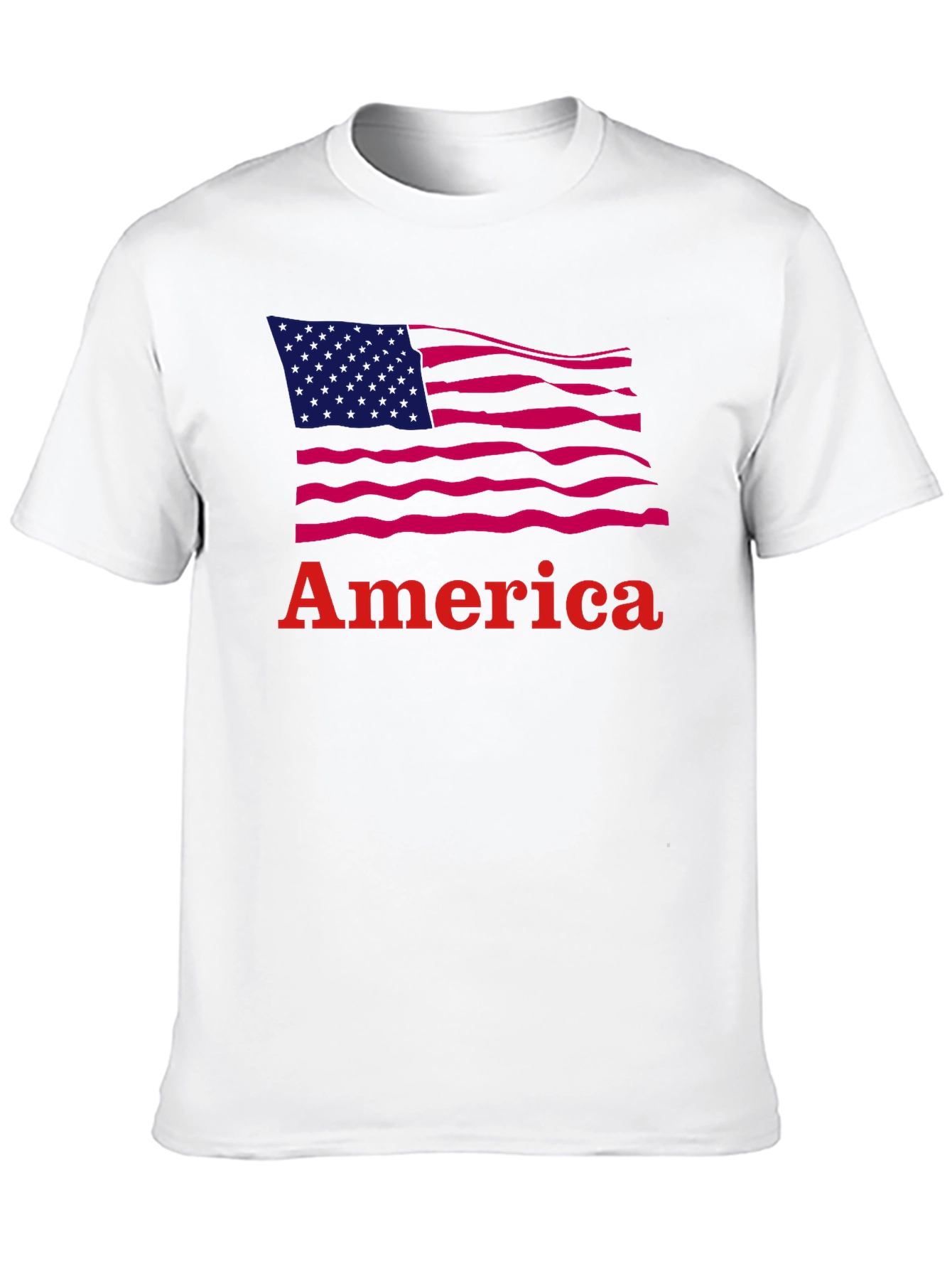 USA Flag Graphic T-Shirt - Patriotic American Pride Tee