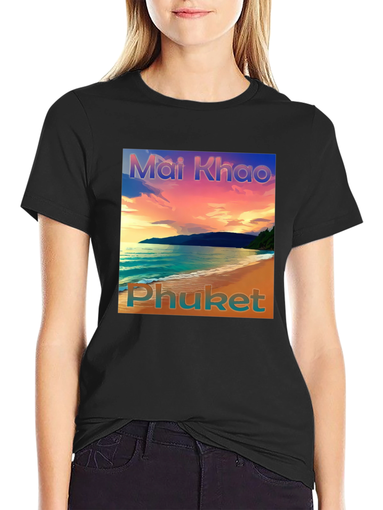 Mai Khao Phuket Sunset Graphic Tee