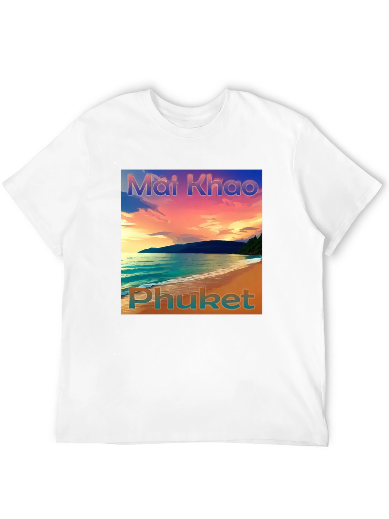 Mai Khao Phuket Sunset Graphic Tee