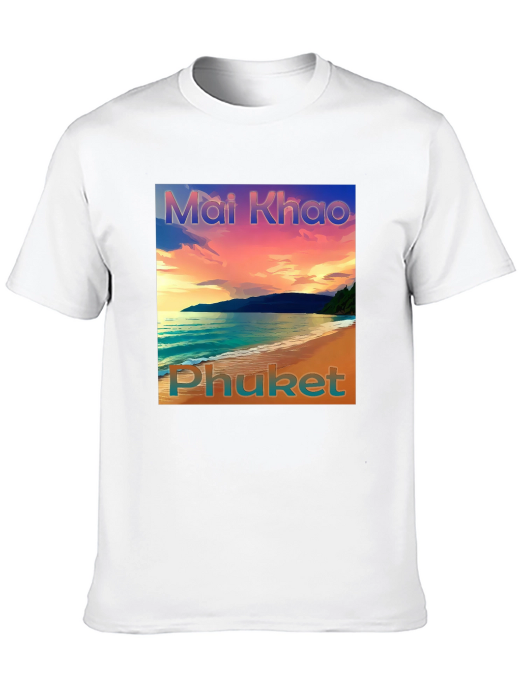 Mai Khao Phuket Sunset Graphic Tee