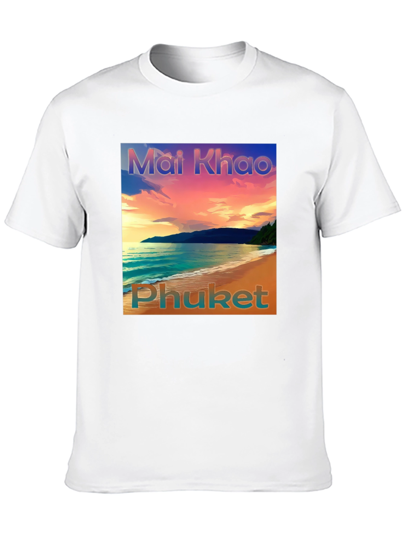 Mai Khao Phuket Sunset Graphic Tee