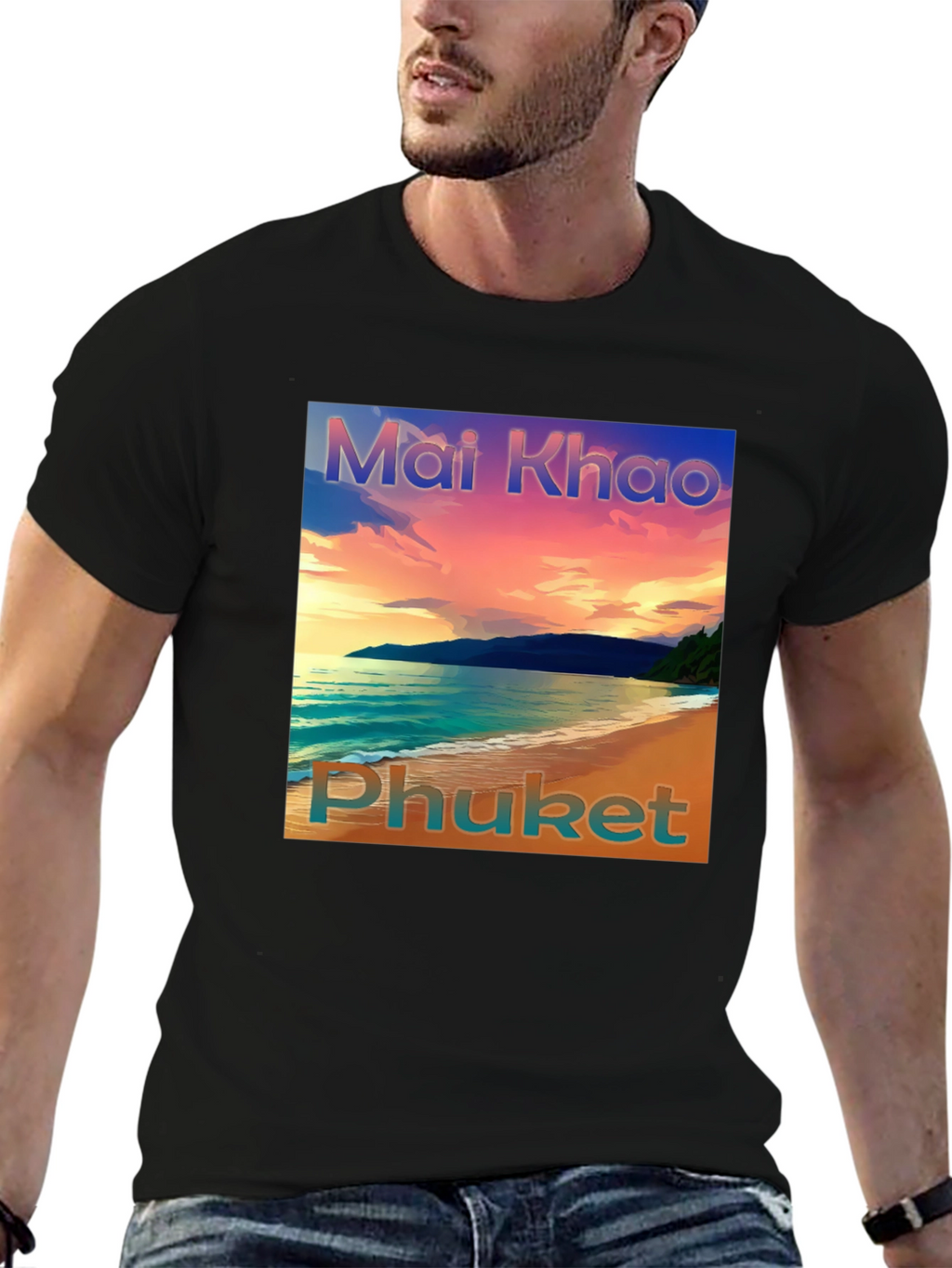 Mai Khao Phuket Sunset Graphic Tee