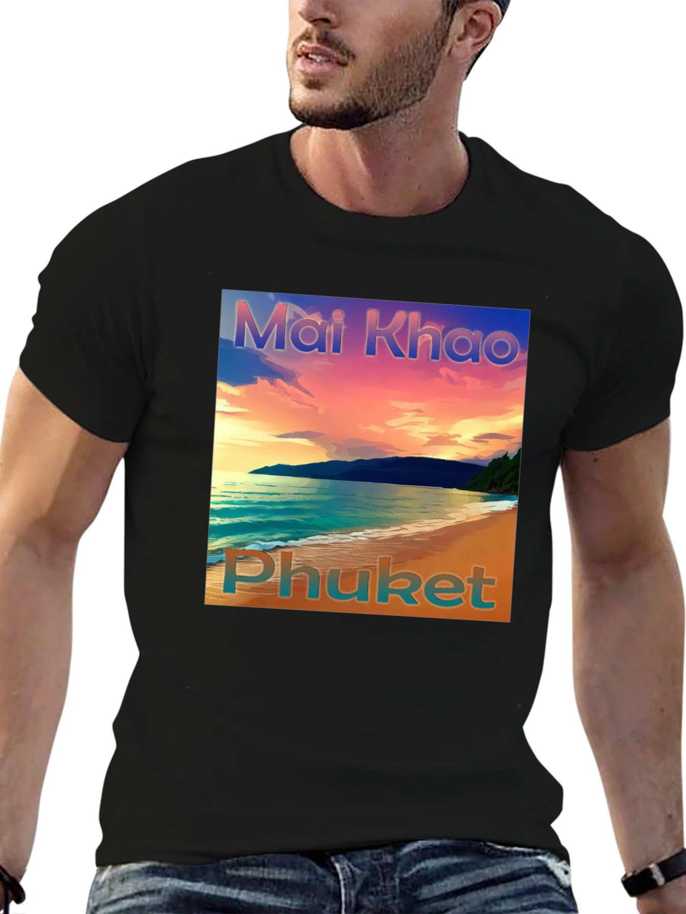 Mai Khao Phuket Sunset Graphic Tee