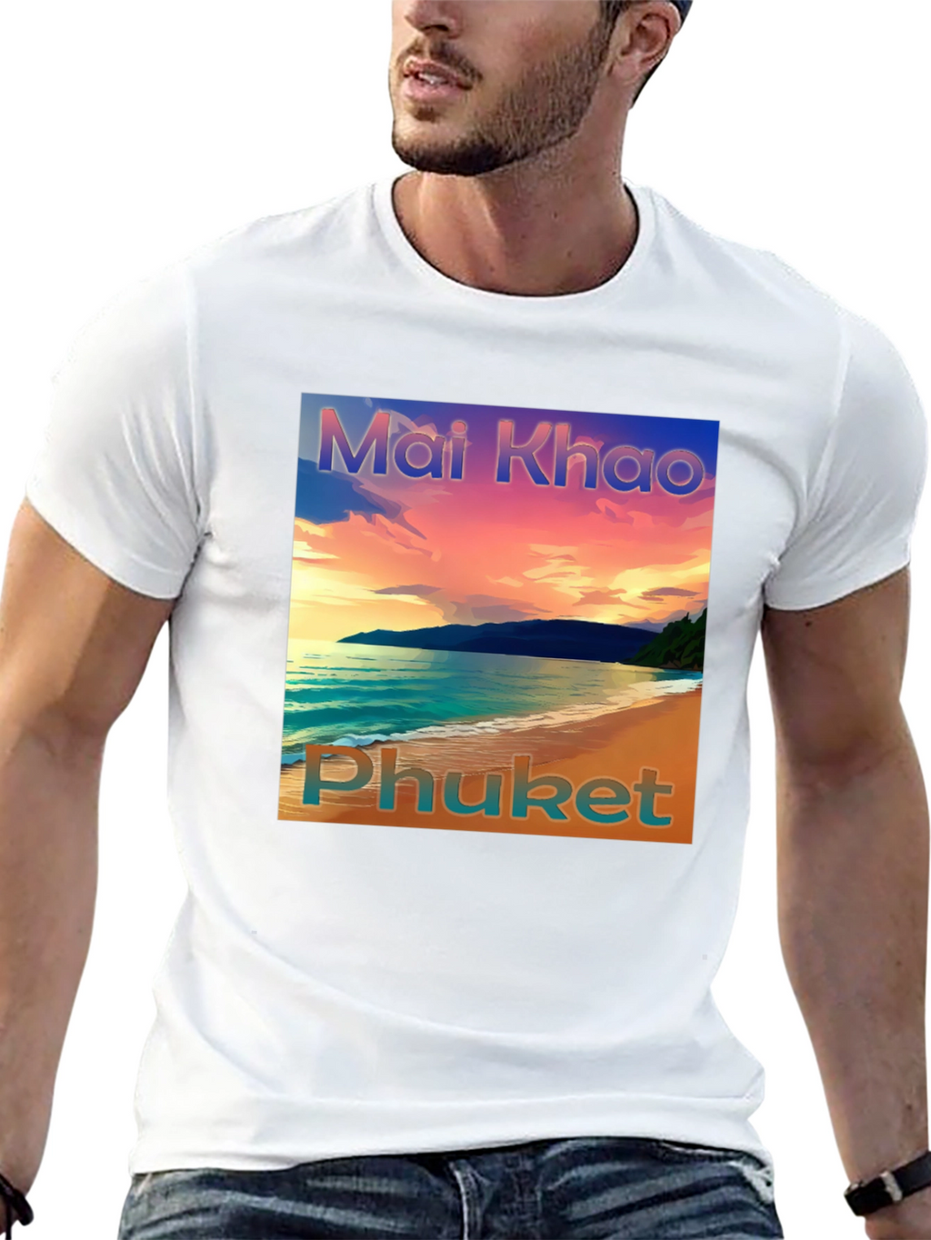 Mai Khao Phuket Sunset Graphic Tee