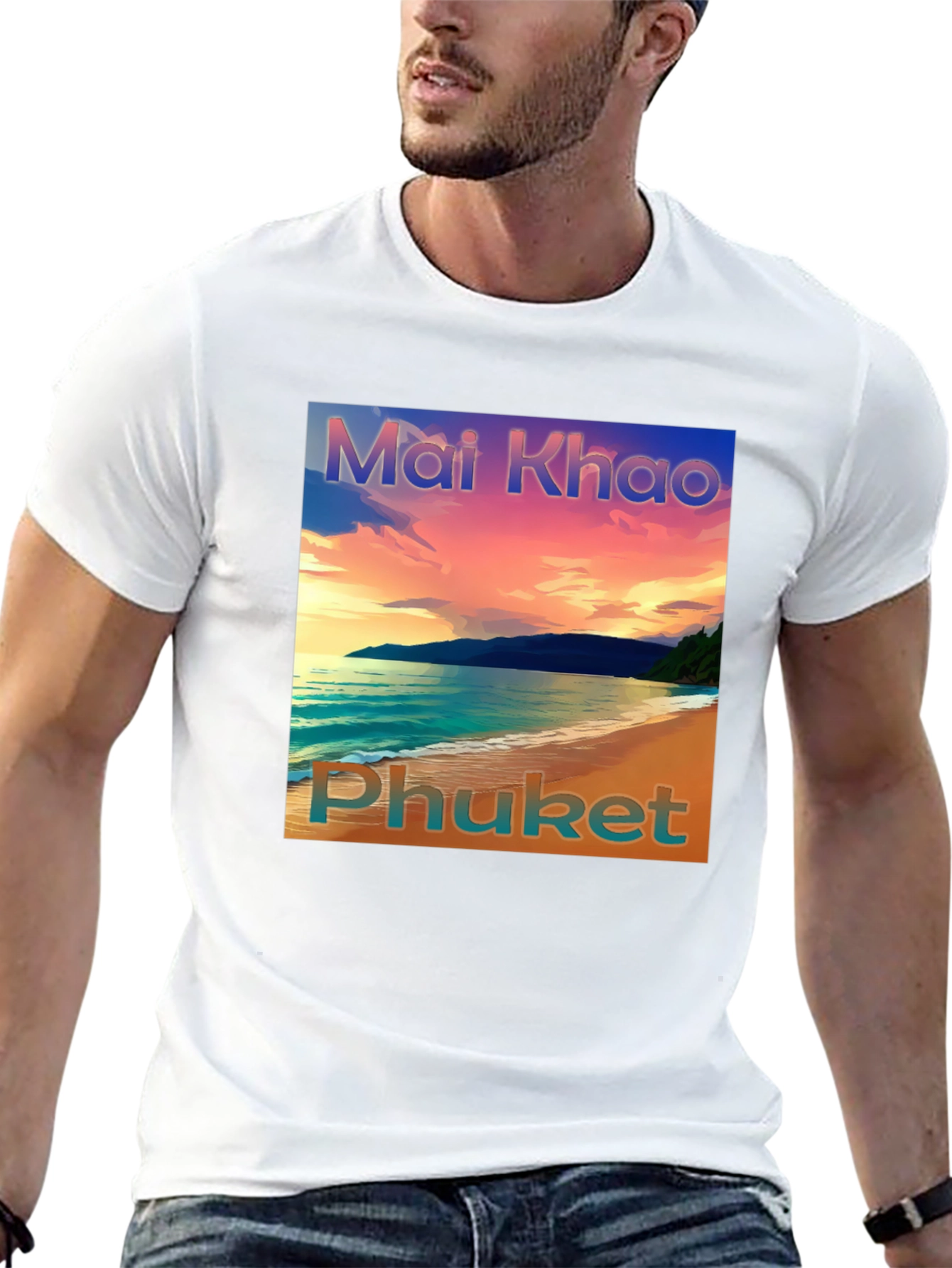 Mai Khao Phuket Sunset Graphic Tee