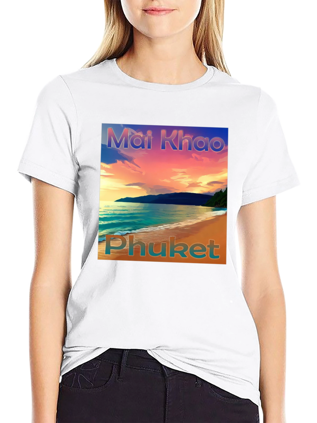 Mai Khao Phuket Sunset Graphic Tee