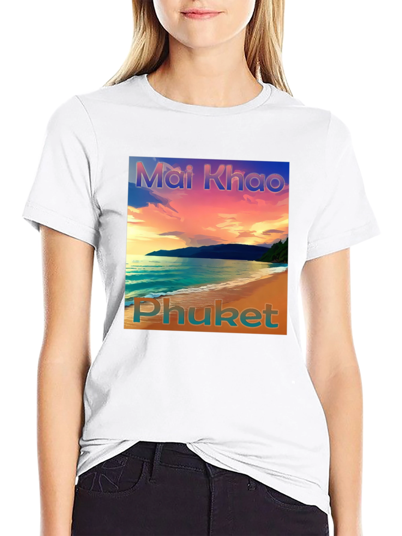 Mai Khao Phuket Sunset Graphic Tee