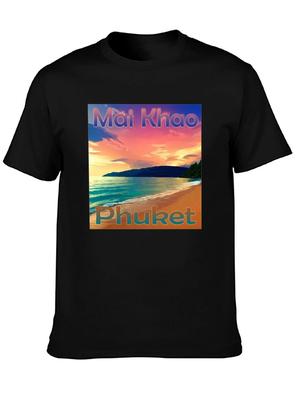 Mai Khao Phuket Sunset Graphic Tee