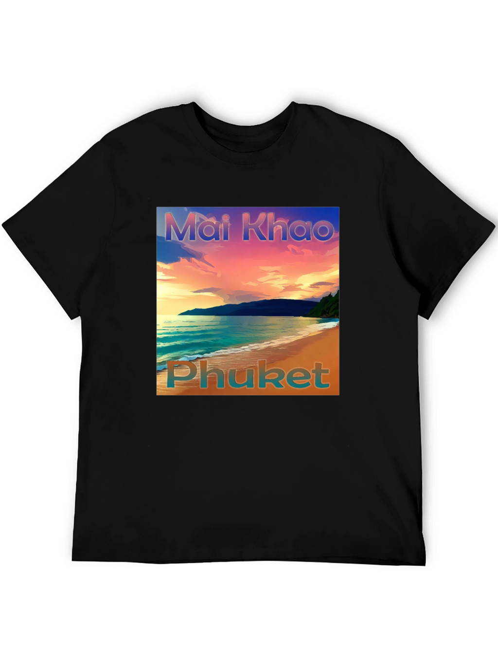 Mai Khao Phuket Sunset Graphic Tee