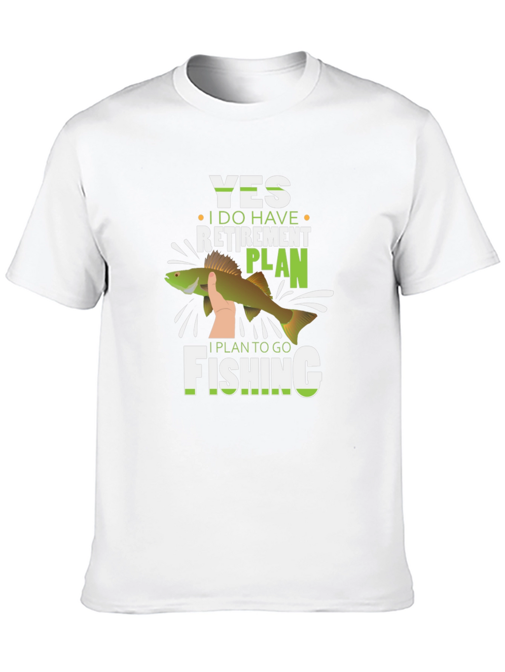 Funny Fishing Retirement Plan T-Shirt