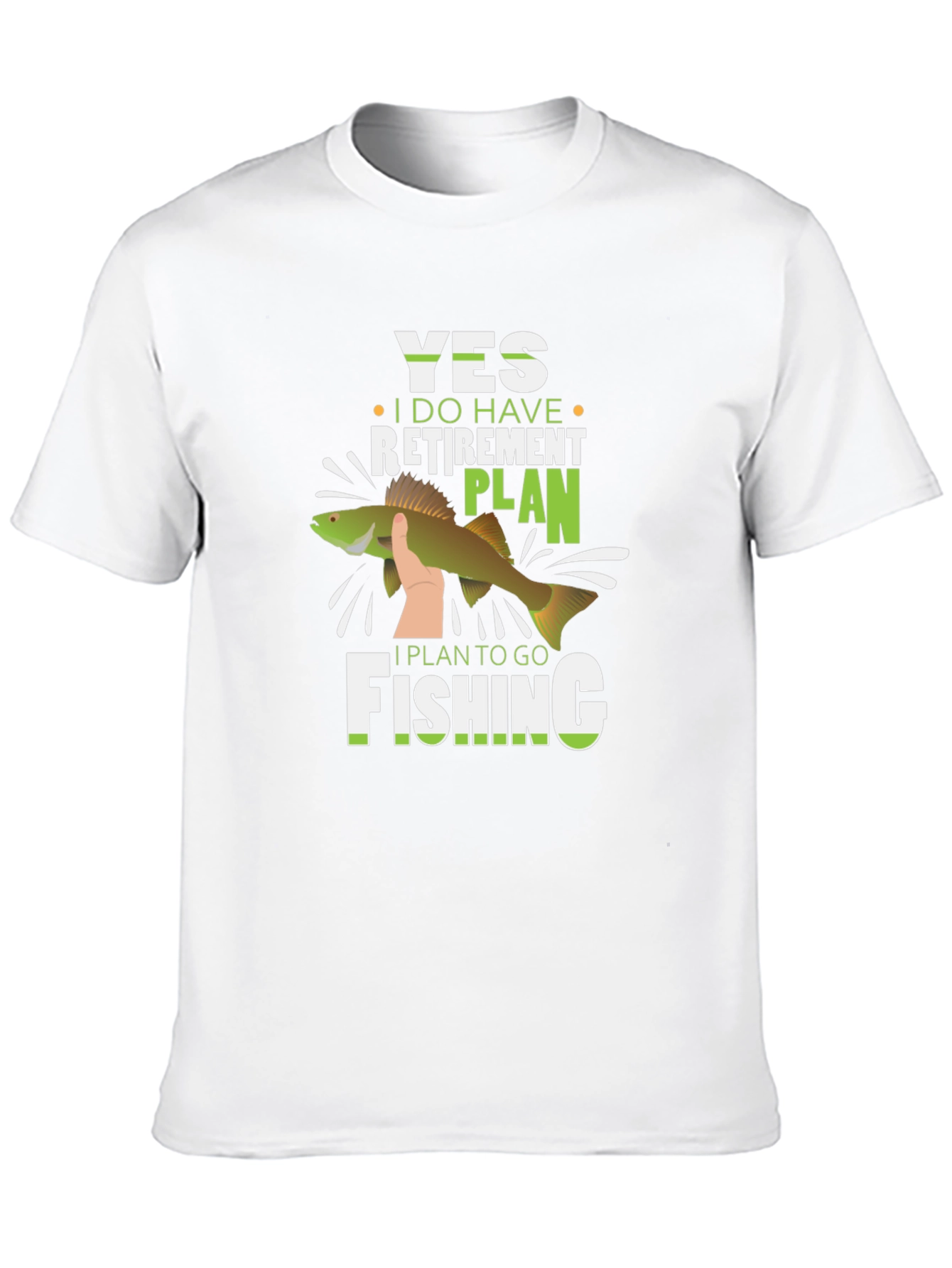 Funny Fishing Retirement Plan T-Shirt