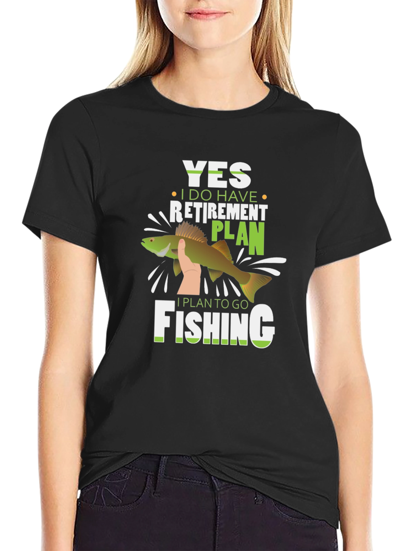 Funny Fishing Retirement Plan T-Shirt