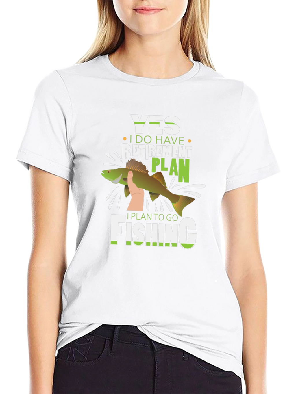 Funny Fishing Retirement Plan T-Shirt