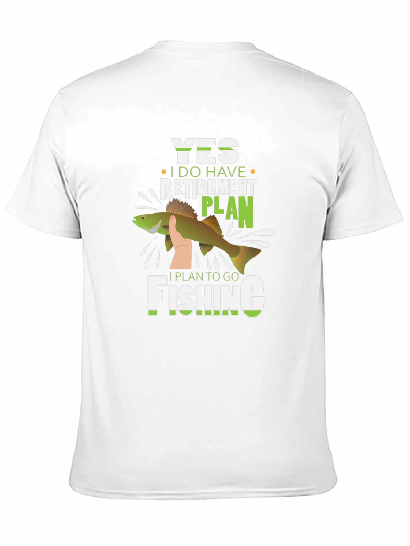 Funny Fishing Retirement Plan T-Shirt