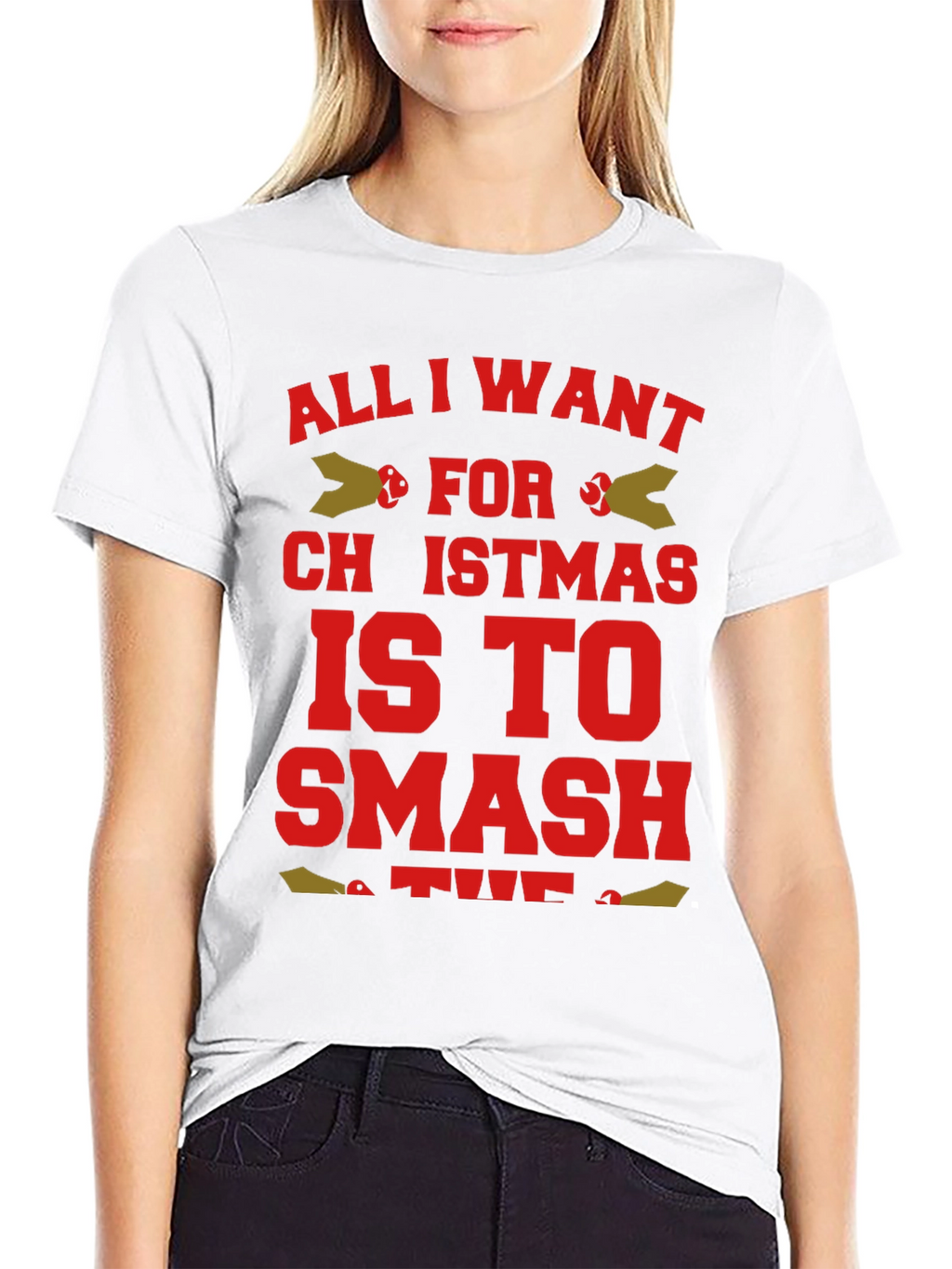 Funny Christmas T-Shirt - Smash for Christmas