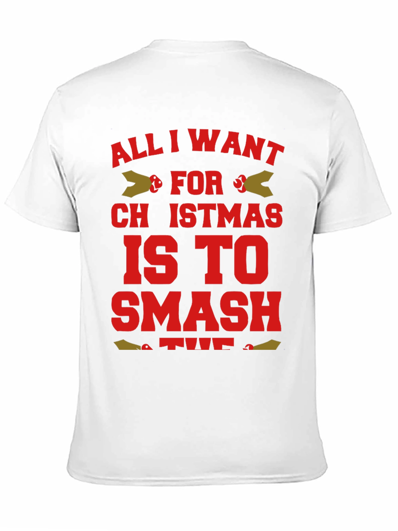 Funny Christmas T-Shirt - Smash for Christmas