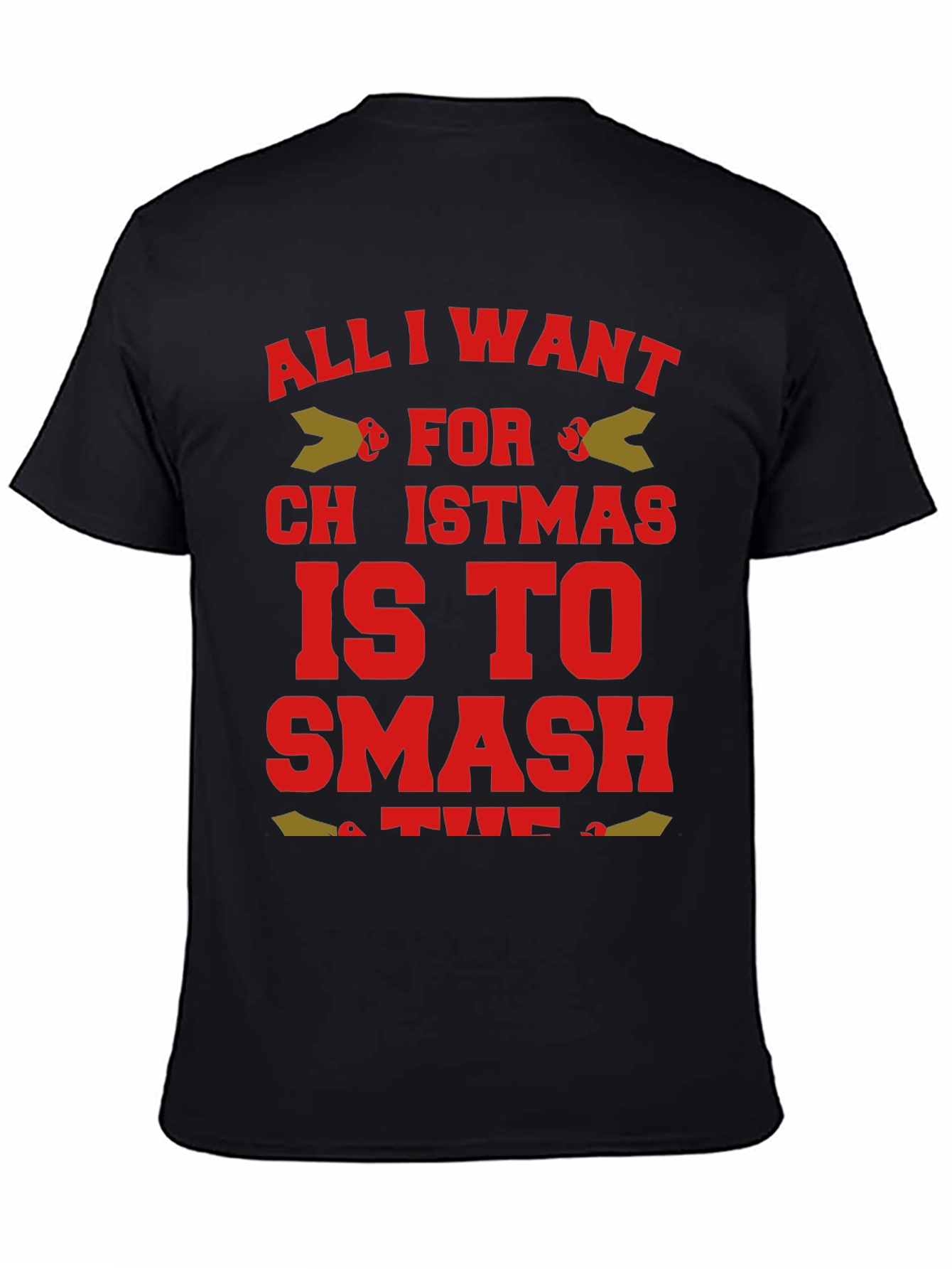 Funny Christmas T-Shirt - Smash for Christmas