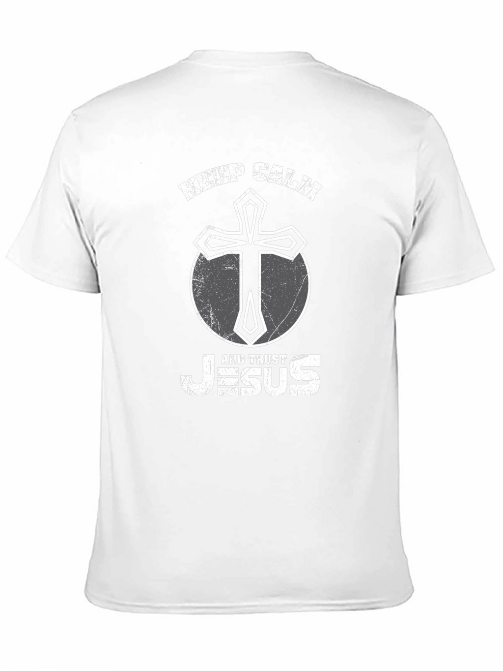 Keep Calm and Trust Jesus Graphic Tee