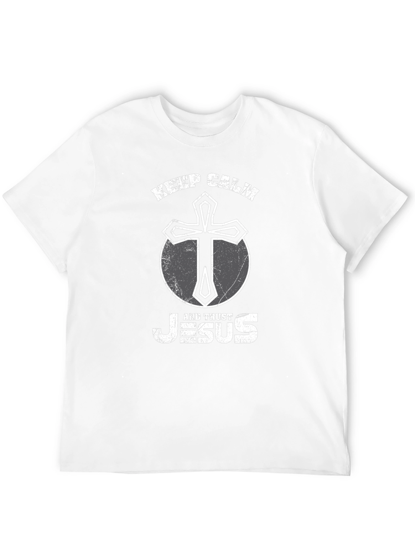 Keep Calm and Trust Jesus Graphic Tee