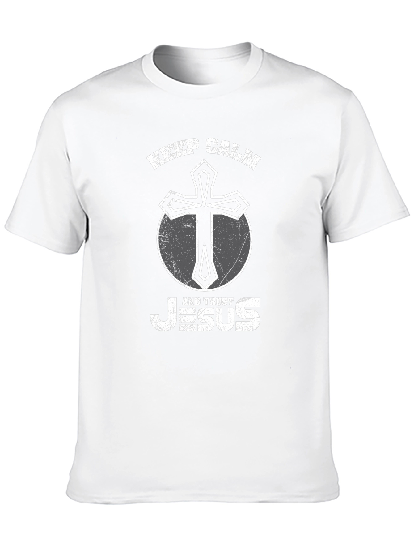 Keep Calm and Trust Jesus Graphic Tee