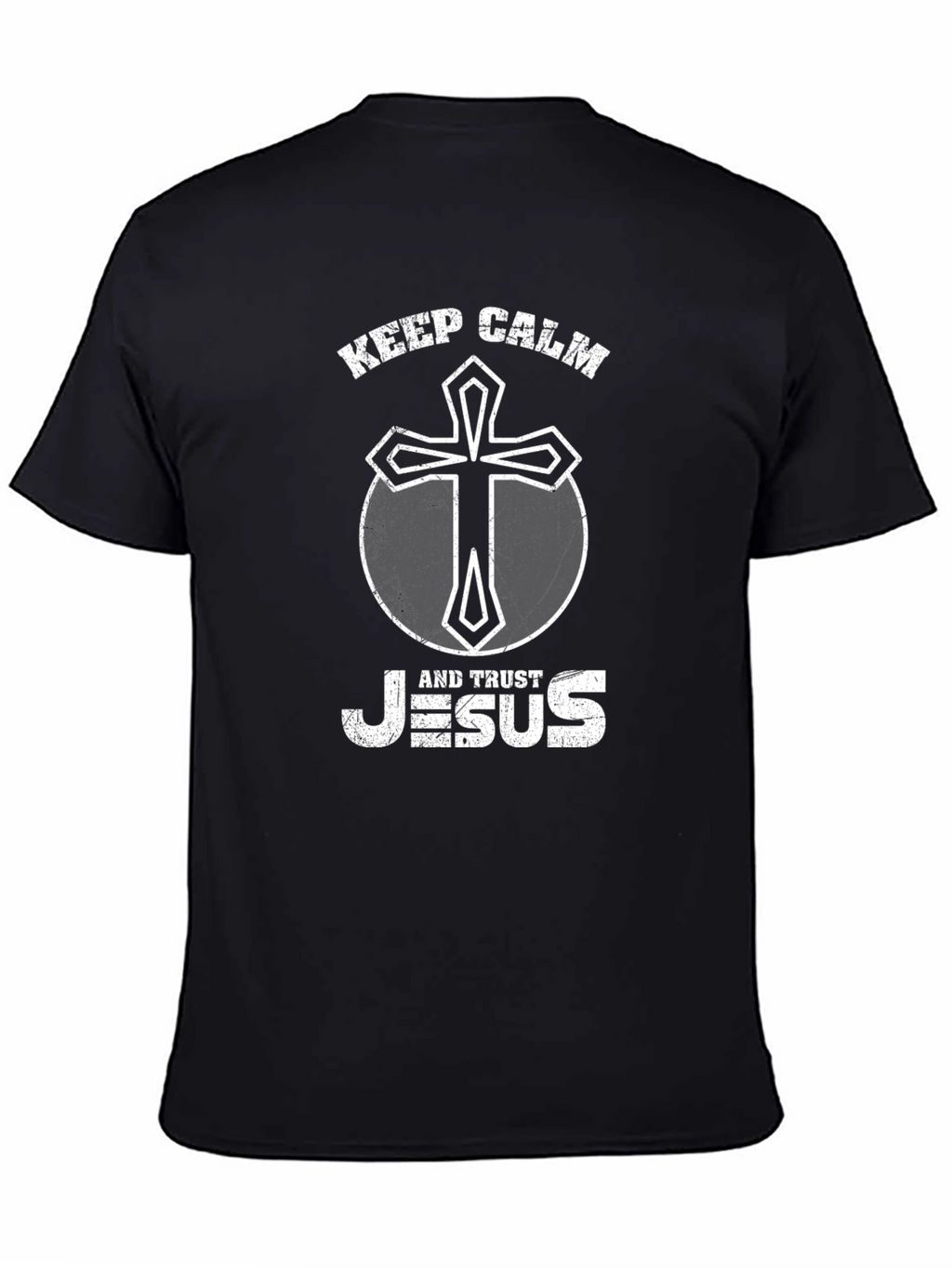 Keep Calm and Trust Jesus Graphic Tee