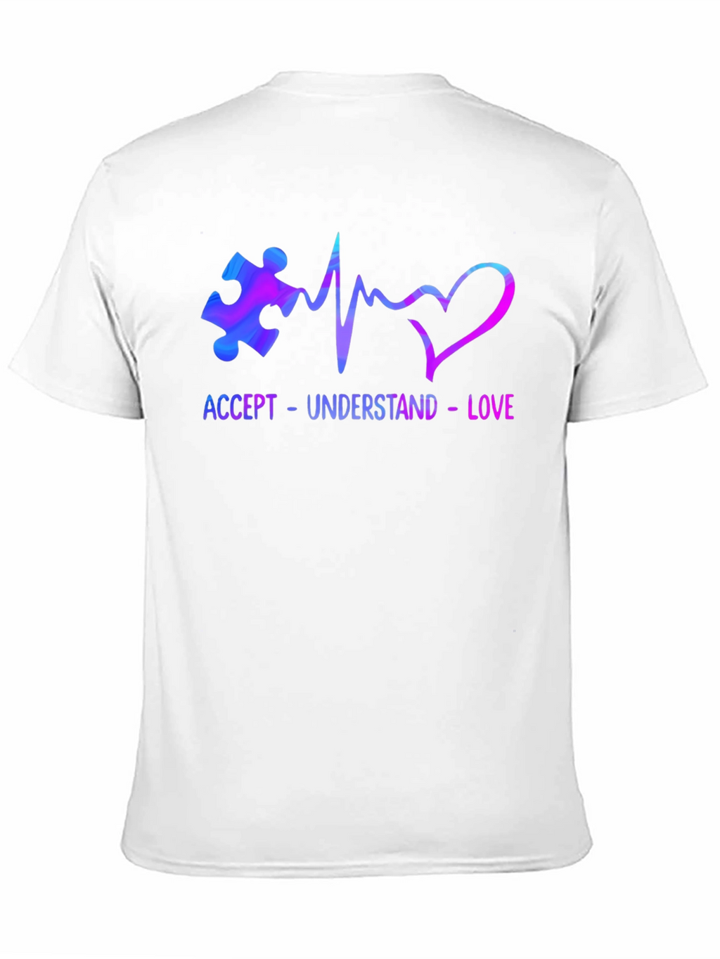 Autism Awareness T-Shirt - Accept Understand Love