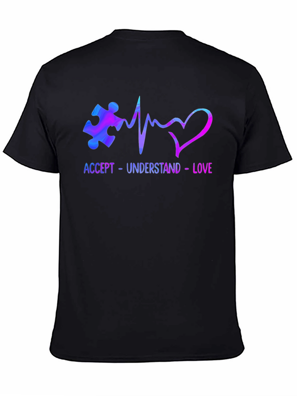 Autism Awareness T-Shirt - Accept Understand Love
