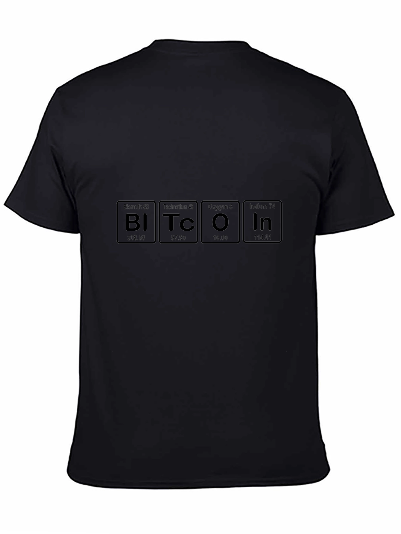 Bitcoin Periodic Table Elements Funny Crypto T-Shirt
