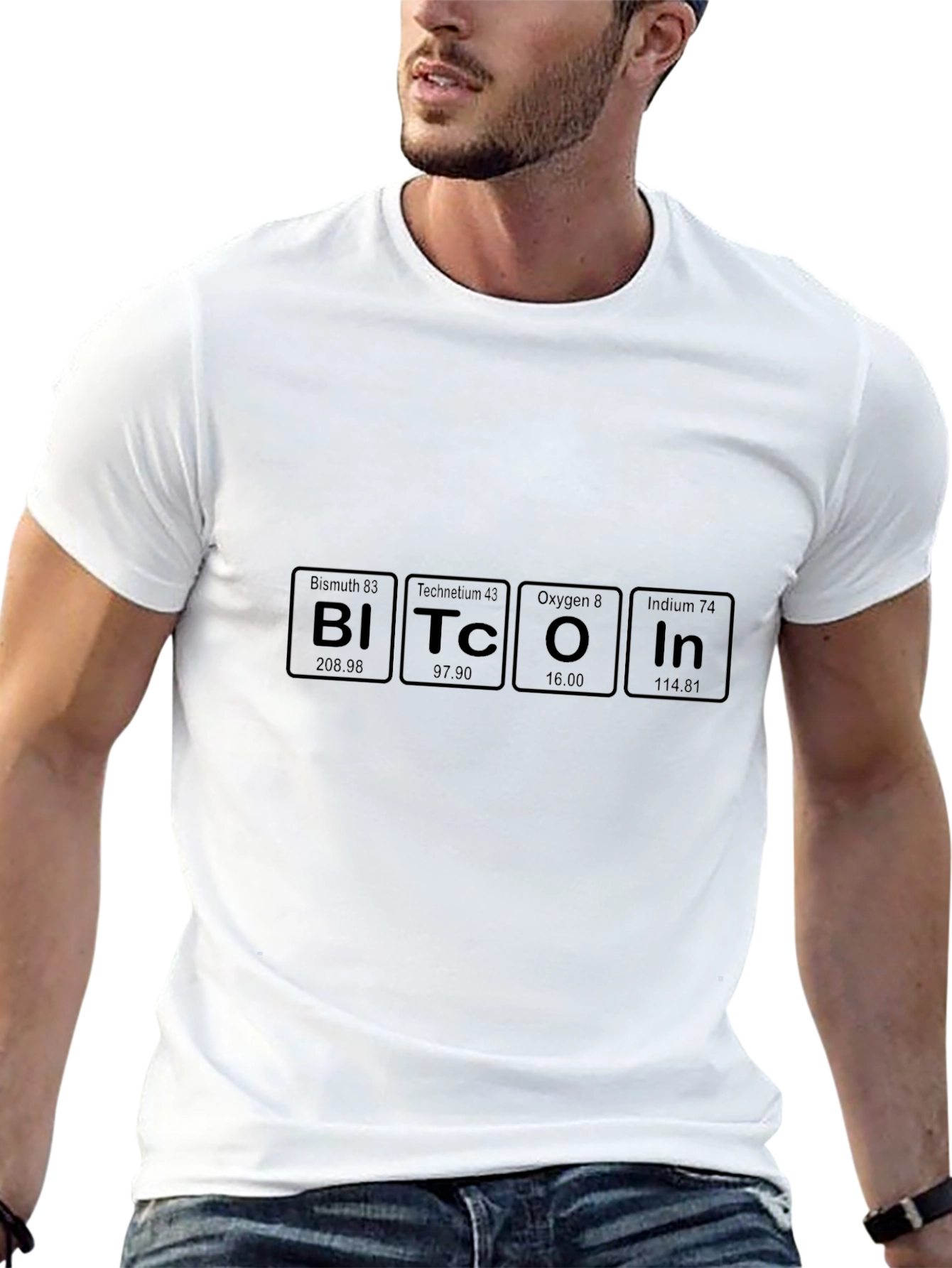 Bitcoin Periodic Table Elements Funny Crypto T-Shirt