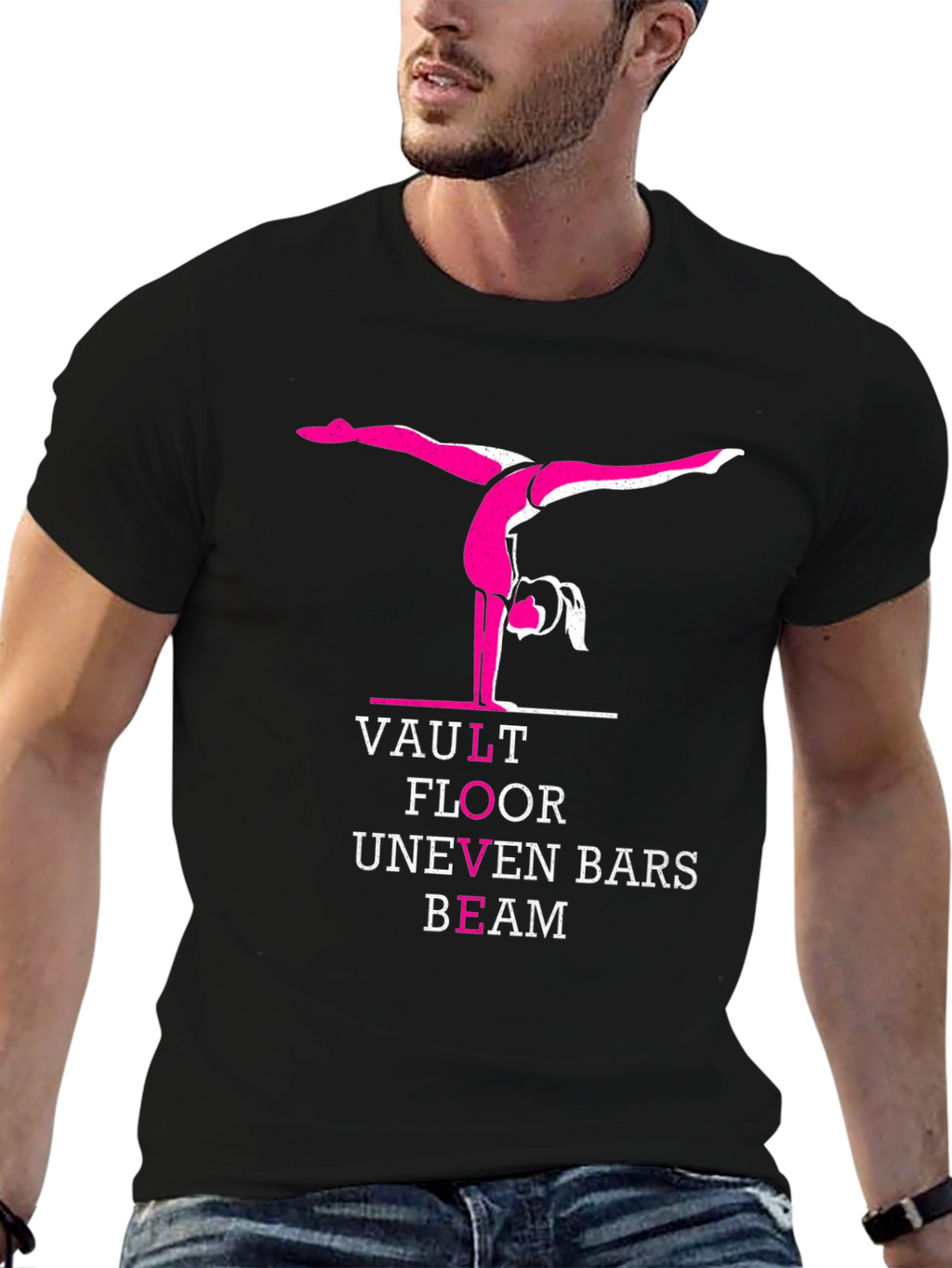 Gymnastics T-Shirt Vault Floor Beam