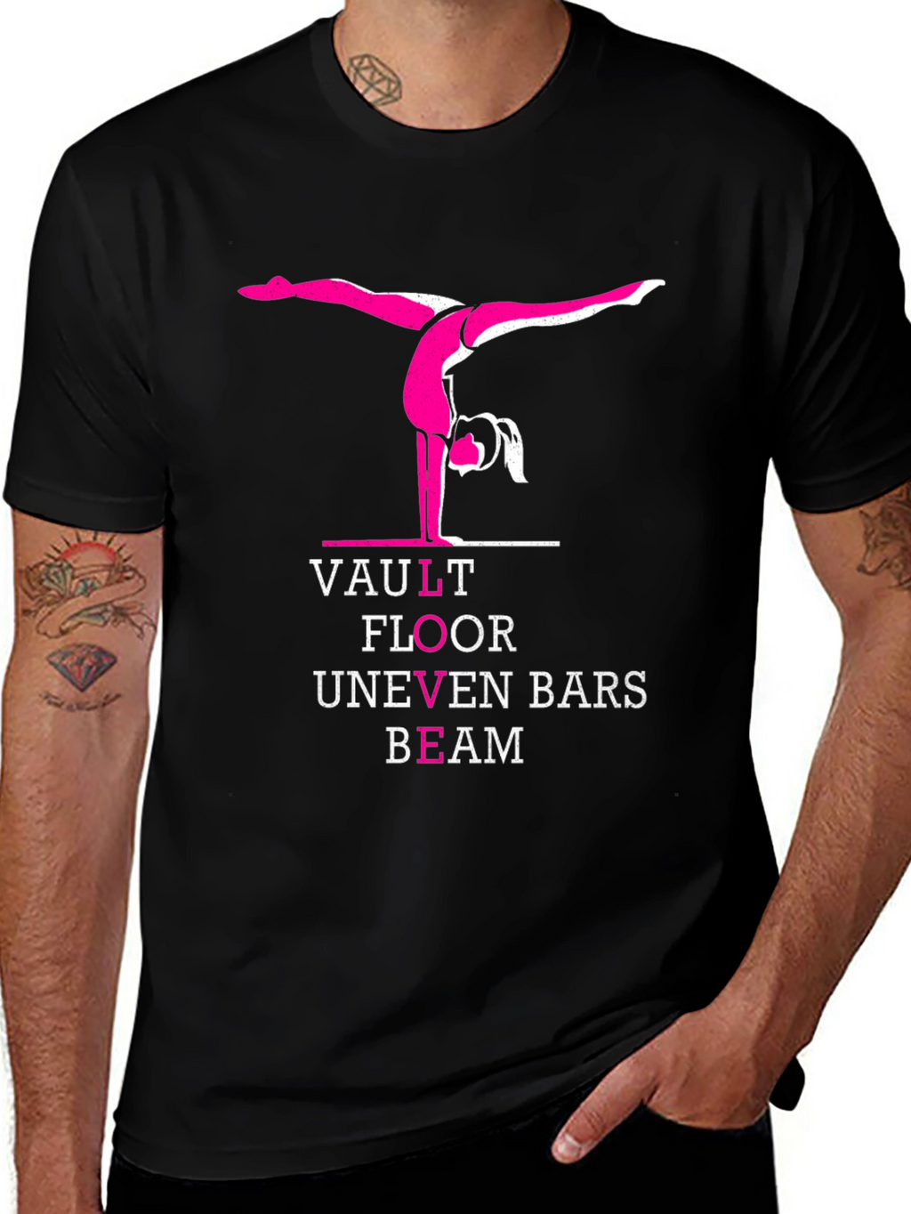 Gymnastics T-Shirt Vault Floor Beam