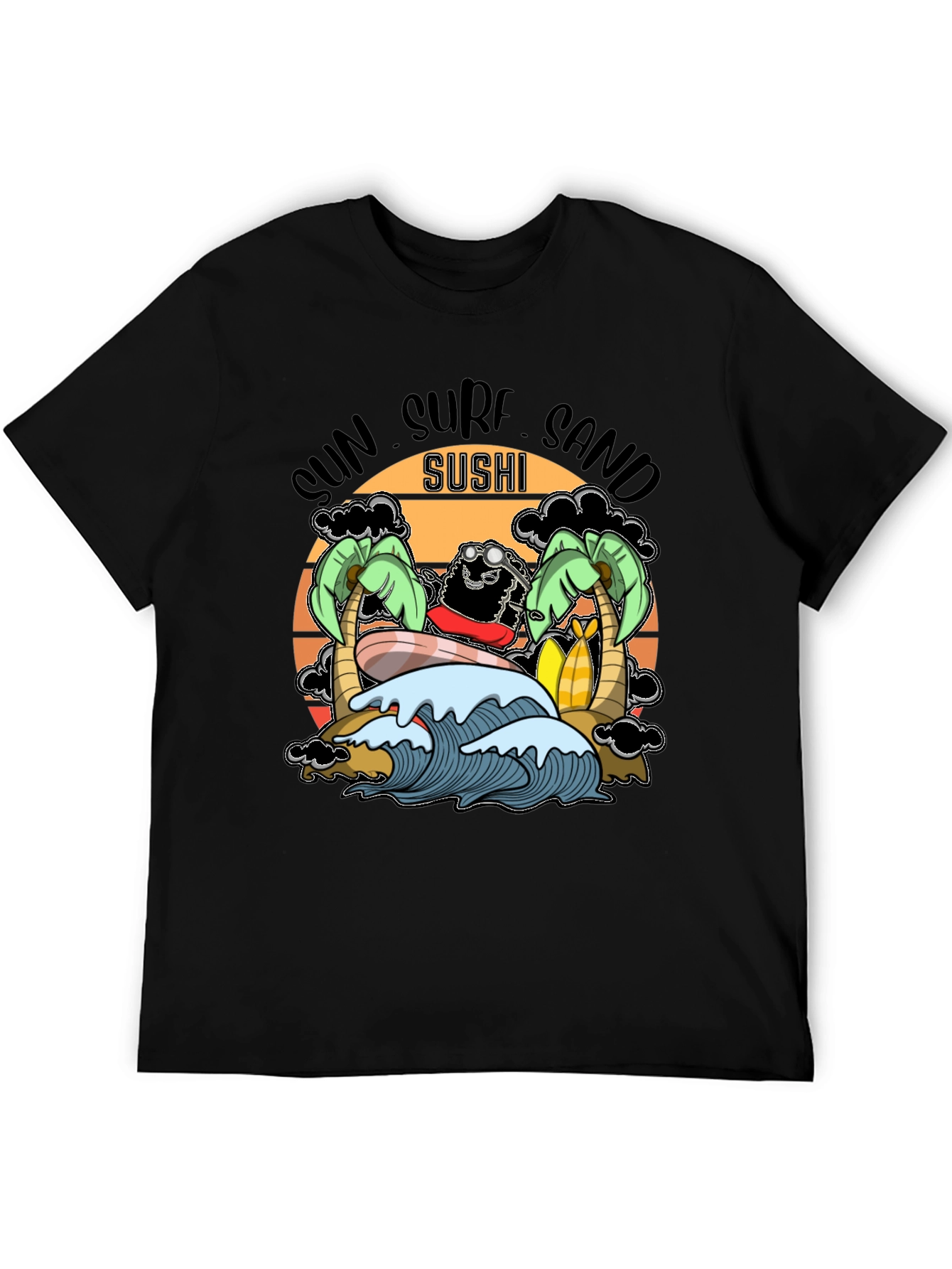 Sun Surf Sand Sushi T-Shirt
