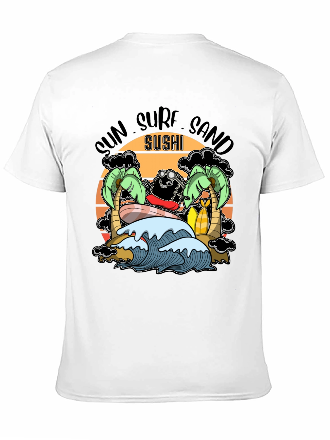 Sun Surf Sand Sushi T-Shirt