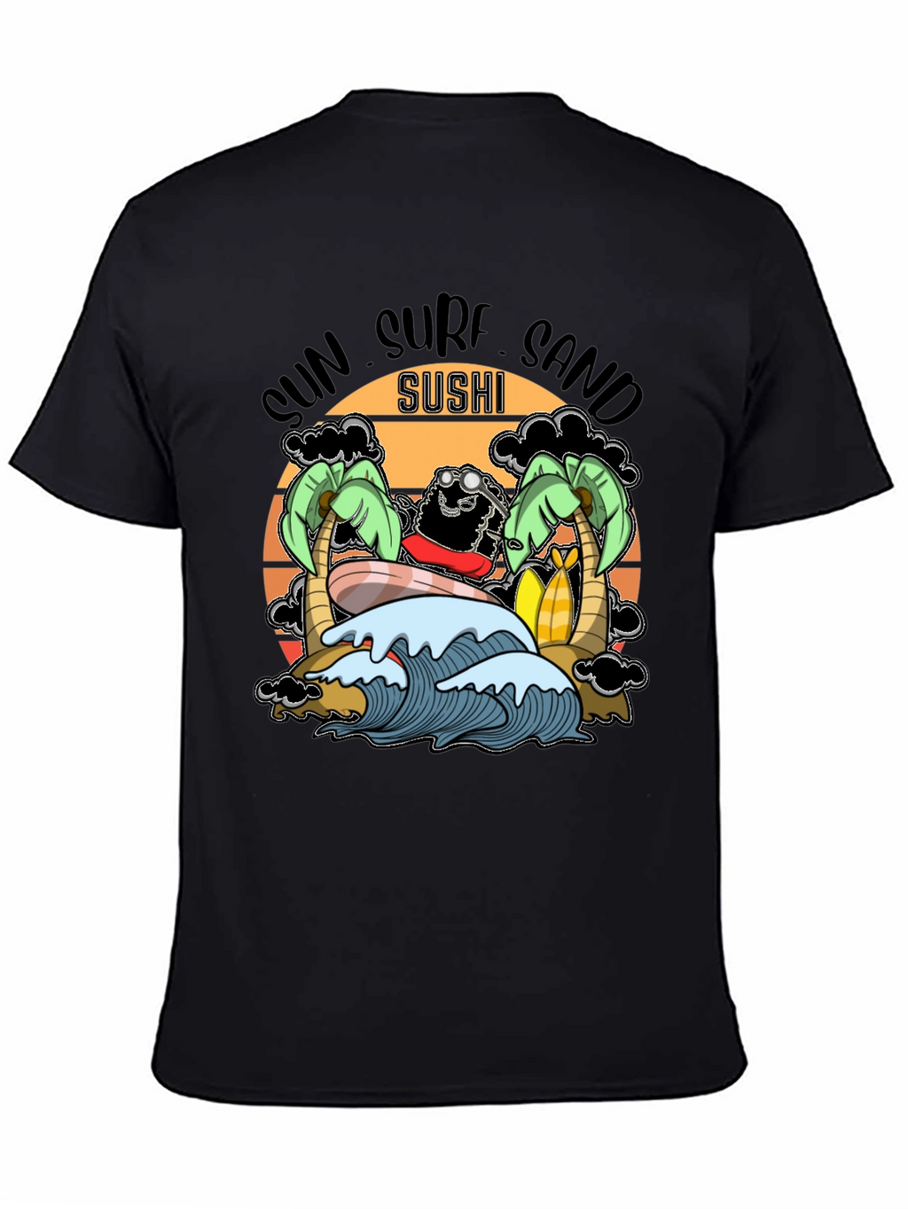 Sun Surf Sand Sushi T-Shirt