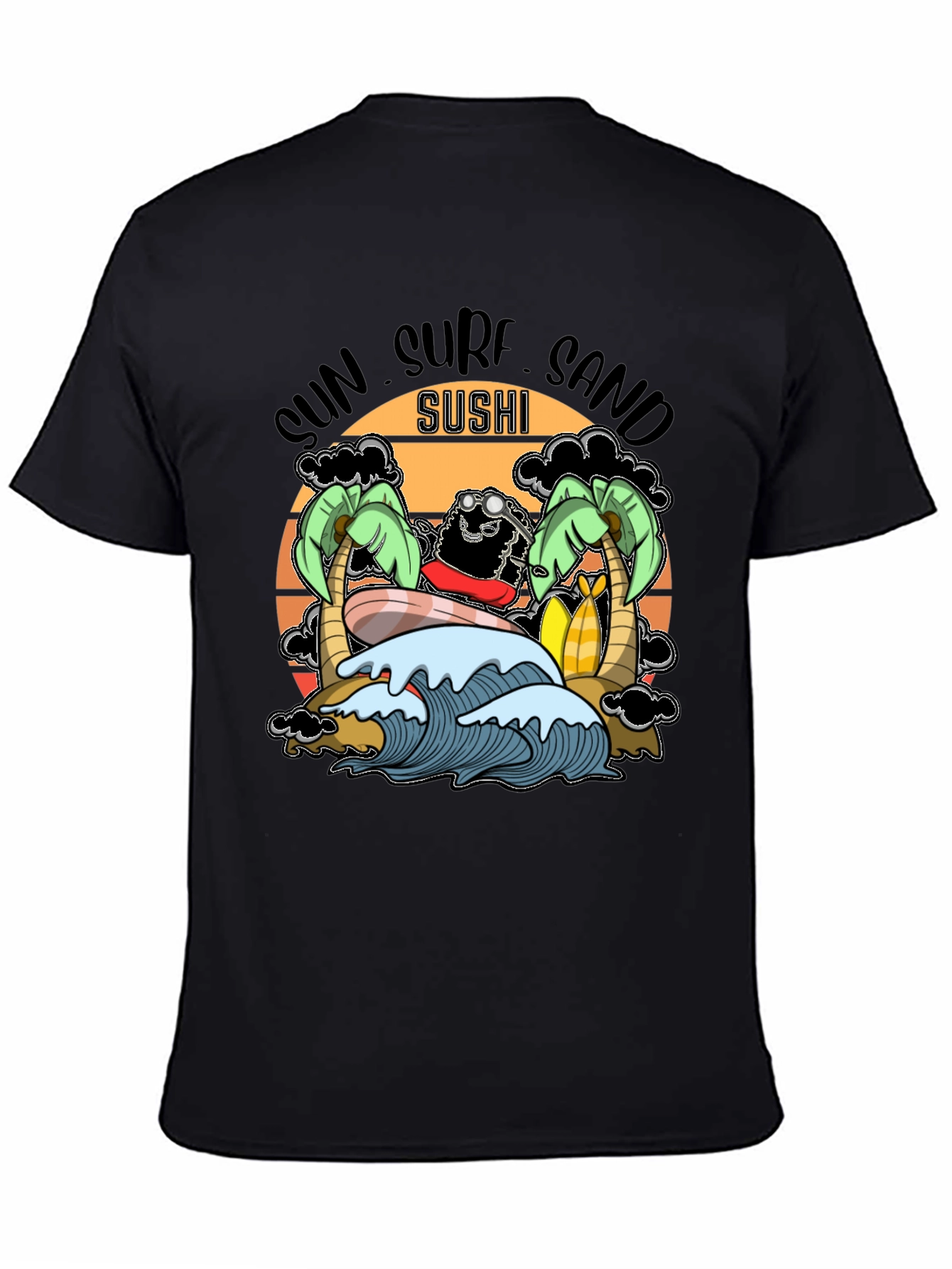 Sun Surf Sand Sushi T-Shirt