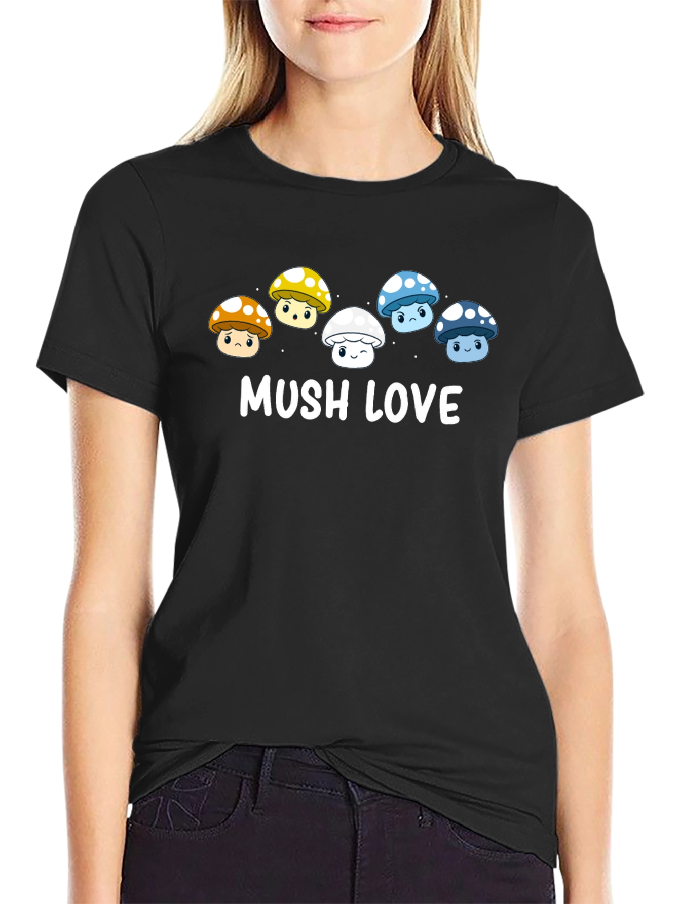 Mushroom Lover T-Shirt - MUSH LOVE Graphic Tee
