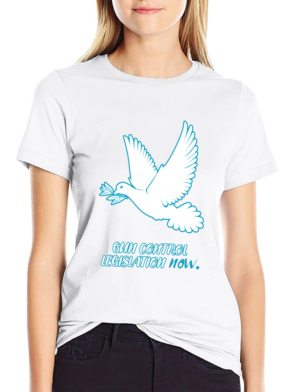 Peace Dove Gun Control T-Shirt - Legislation NOW