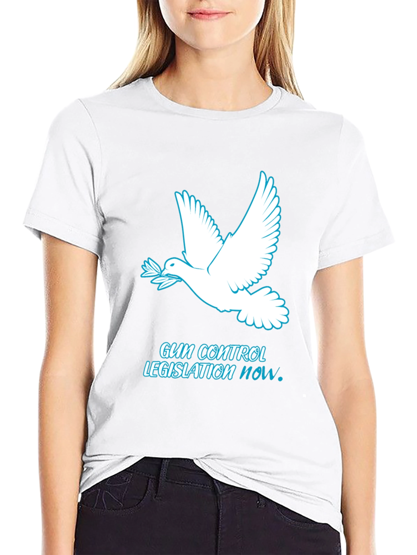 Peace Dove Gun Control T-Shirt - Legislation NOW
