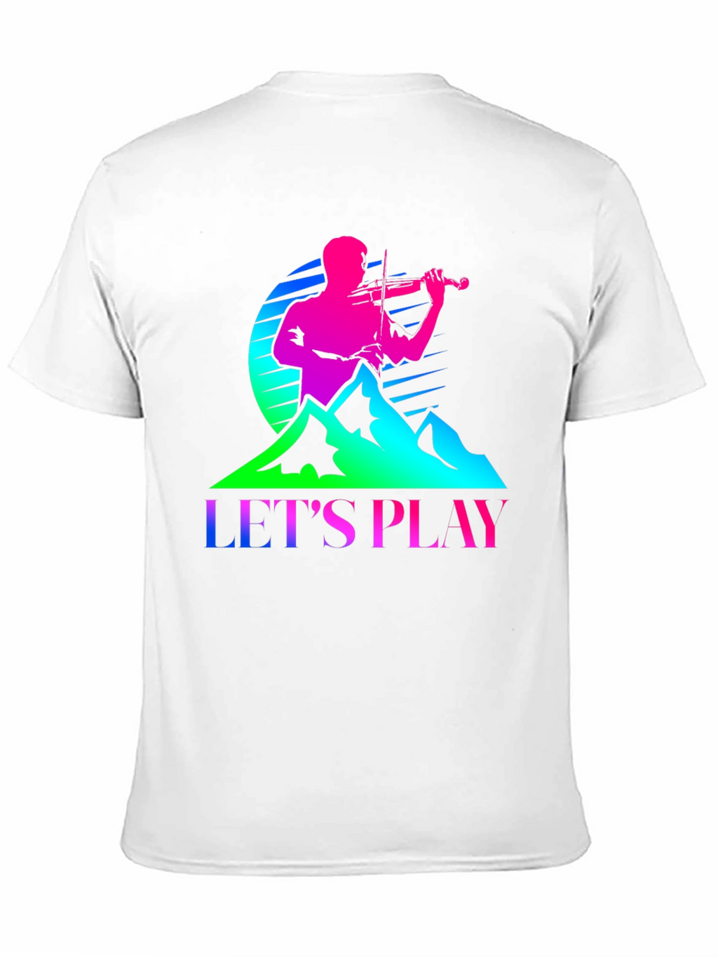 Lets Play Violin Sunset T-Shirt