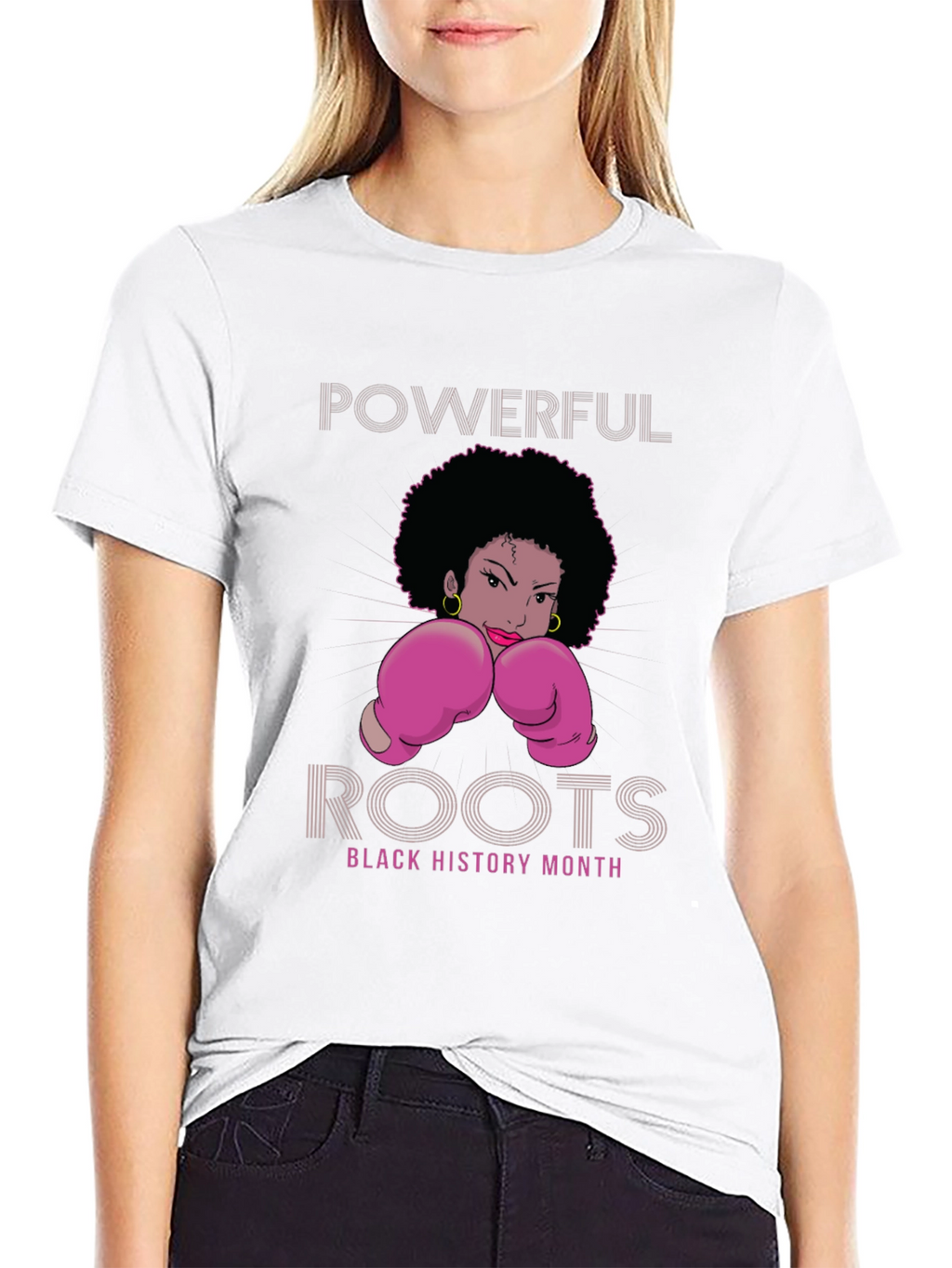 Powerful Roots Black History Month T-Shirt