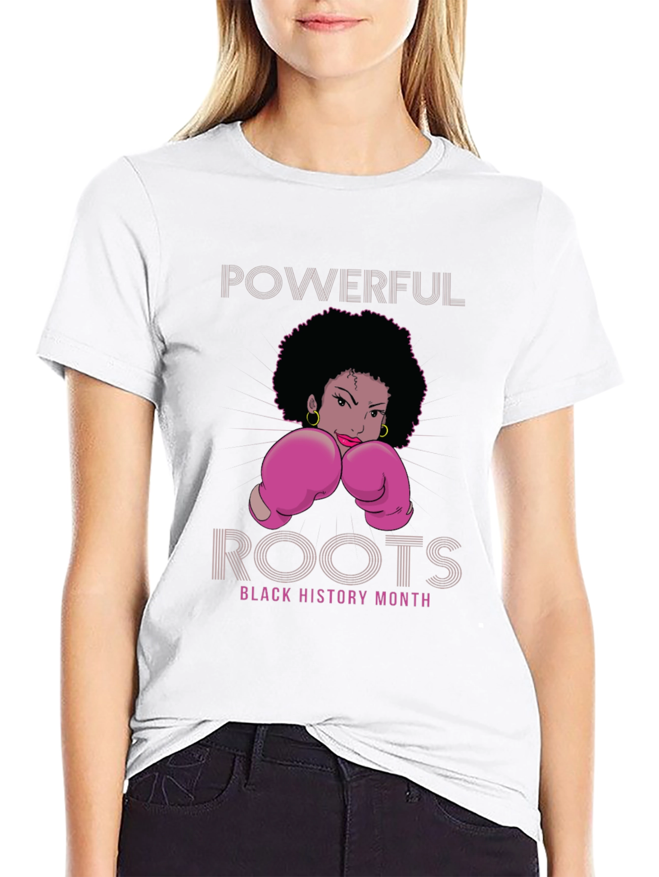 Powerful Roots Black History Month T-Shirt